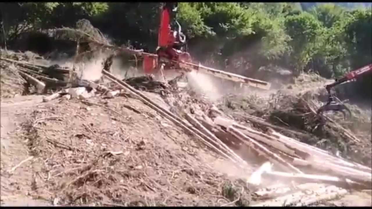 Cantiere forestale in localit&agrave; Praderadego
