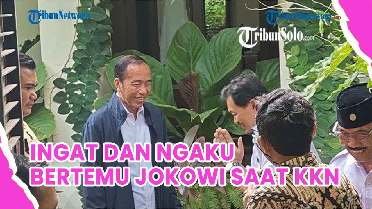Warga Boyolali Ingat dan Ngaku Bertemu Jokowi saat KKN, Meski 40 Tahun Berlalu!