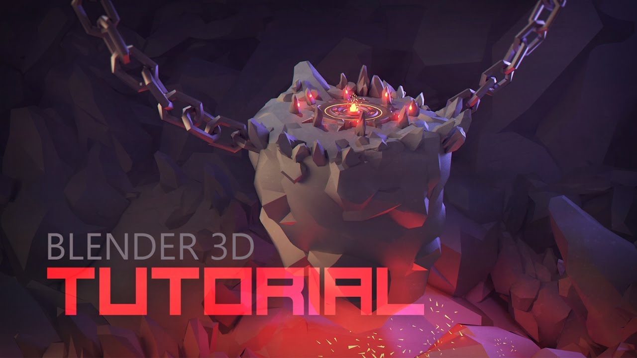 [Tutorial] Modeling 3d Underground Boss Arena | Low Poly 3d Illustration | Cartoon 3d Boss Arena
