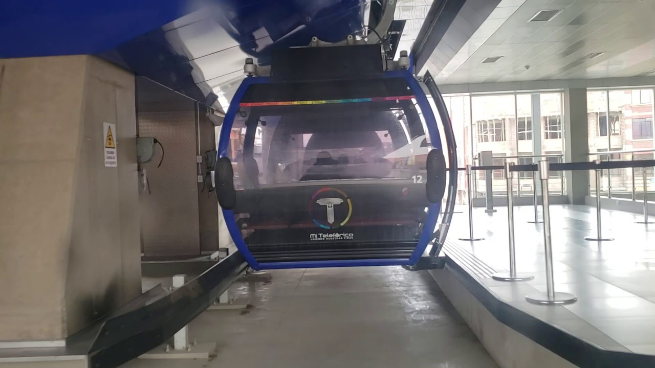 HD Recorrido en Mi Teleferico Linea Azul, 16 de julio - Extranca Rio Seco