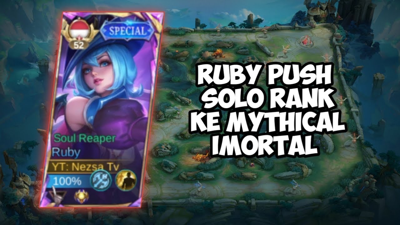 solo/vip push rank ke mythic!!! Ex Ruby Top Sulsel