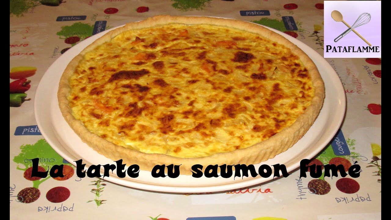 Recette de la tarte salée au saumon fumé, super simple à faire