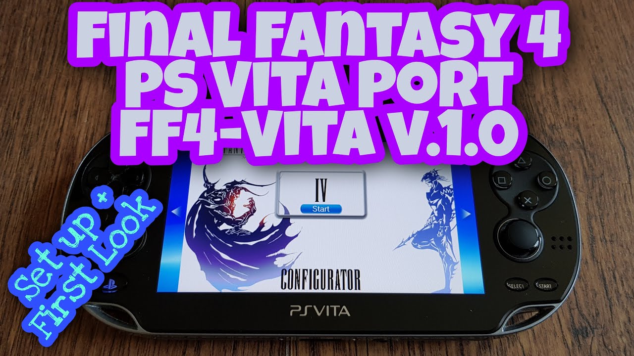 Final Fantasy 4 PS Vita Port - FF4 Vita v.1.0