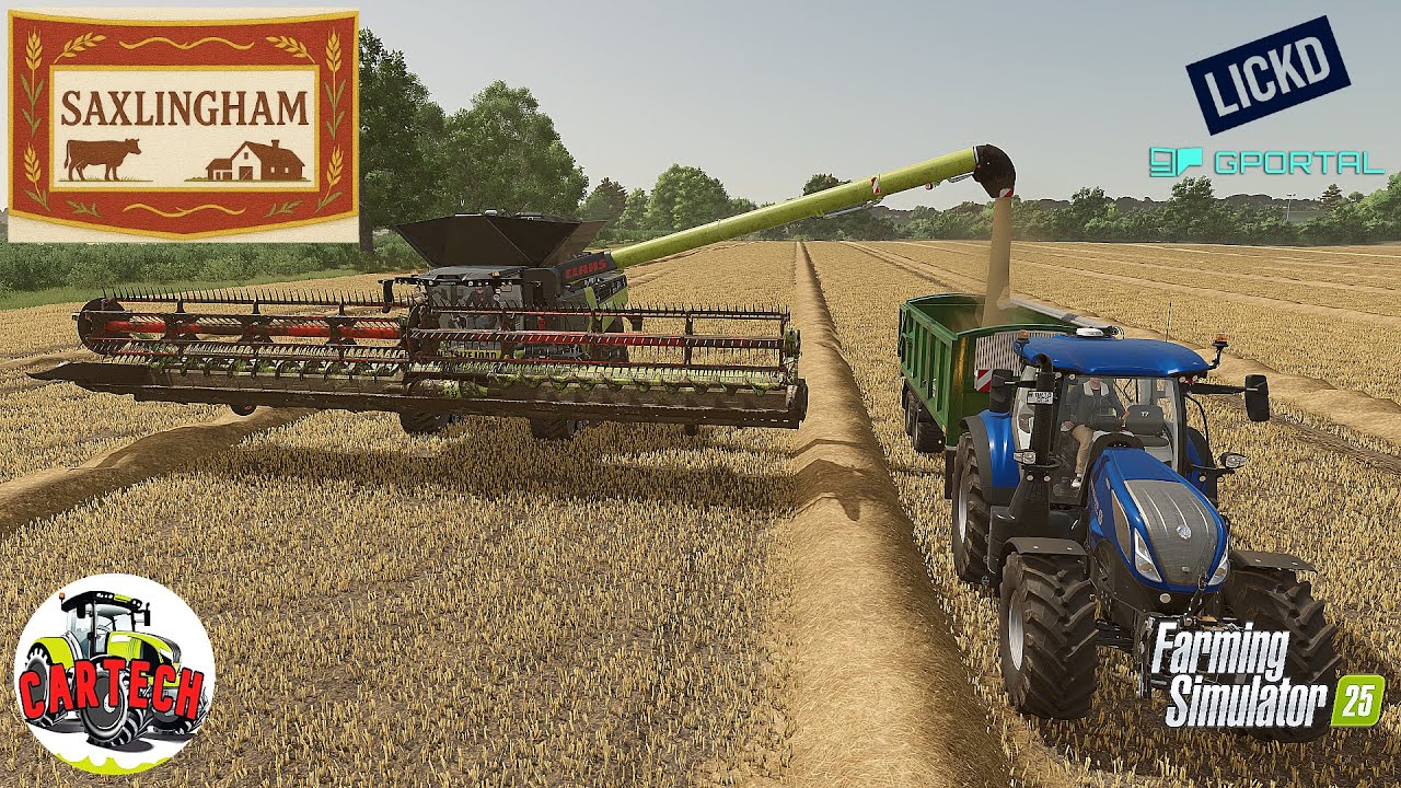 🇬🇧 Сакслингем 🇬🇧 | Сбор урожая продолжается!! | Эпизод 27 | FS25