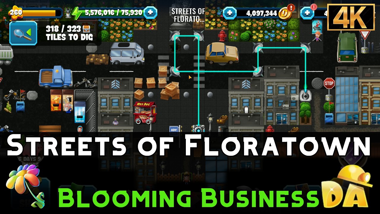 Streets of Floratown | Blooming Business #5 | Diggy's Adventure