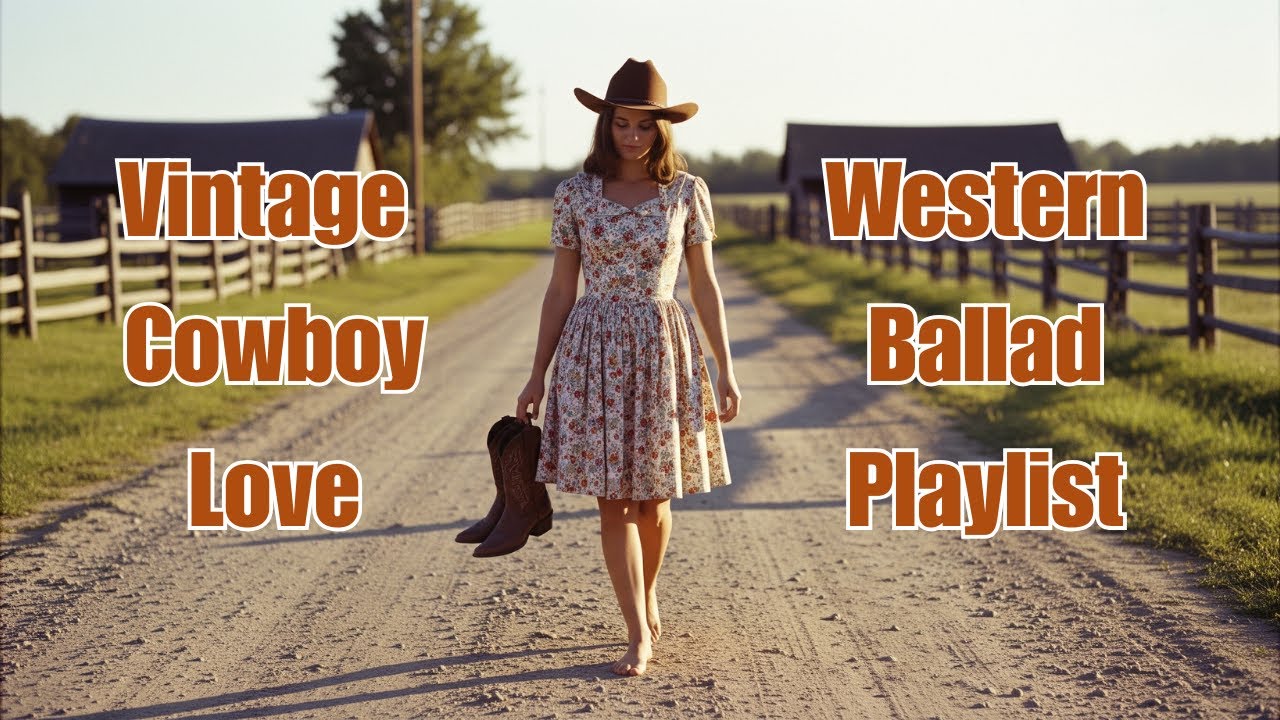 Golden Era Country - Western Ballad Playlist  Vintage Cowboy Love  Emotional Songs