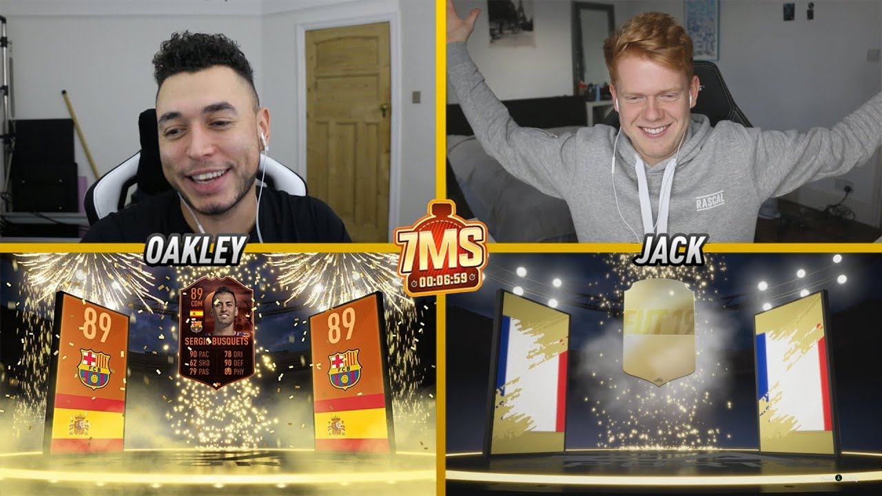 WE PACK AN INSANE FRENCH WALKOUT 🙌🏽 SCREAM SERGIO BUSQUETS 7 MINUTE SQUADS vs JACK54!!