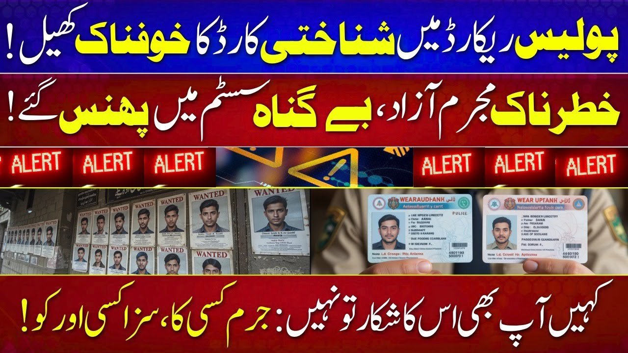 Exposed Punjab Police Data Scam in Pakistan CNIC Fraud Investigation