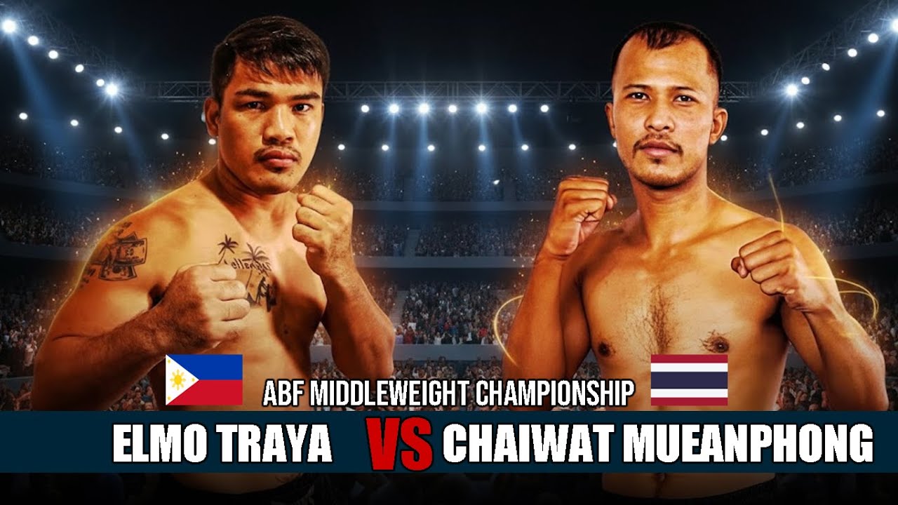 🇵🇭Elmo Traya vs 🇹🇭Chaiwat Mueanphong - Asian Boxing Federation Middleweight Title
