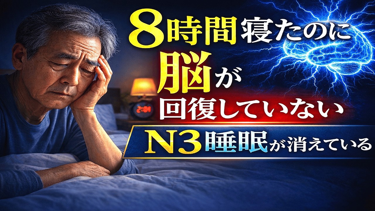 60代からの不眠…実は“深い睡眠”が消えています｜薬なし3分ルーティン