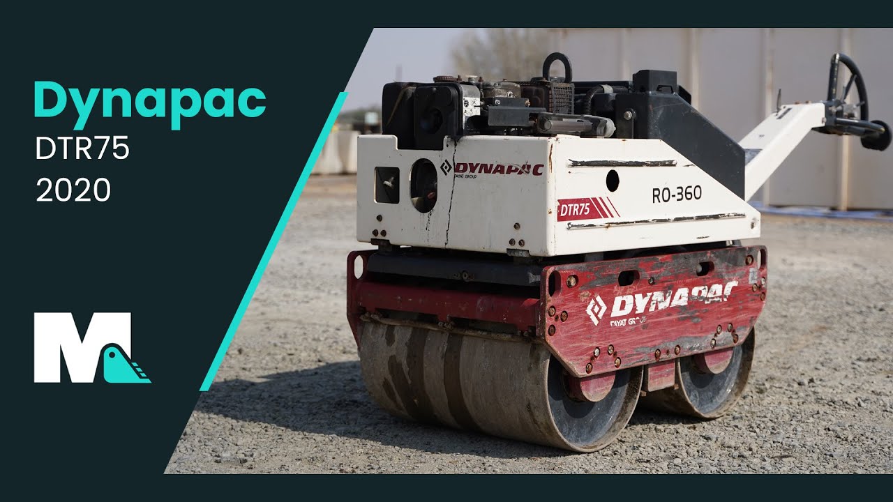 Dynapac DTR75 Walk-Behind Double-Drum Roller | 2020