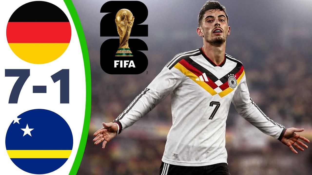 Germany Vs Curacao 7-1 FIFA World Cup Full Highlights 2026 | All Epic Goals Ever Germany