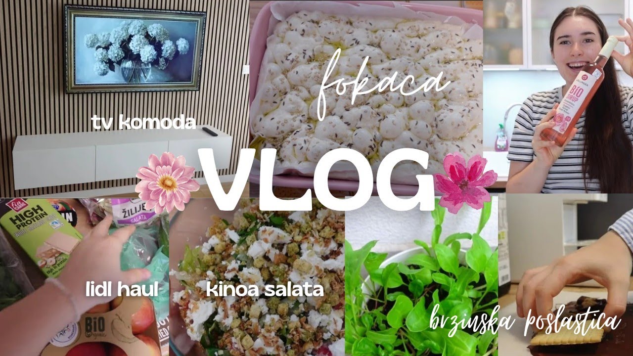 stigla je tv komoda,lidl haul,brzinska poslastica,fokaca,kinoa salata🥰