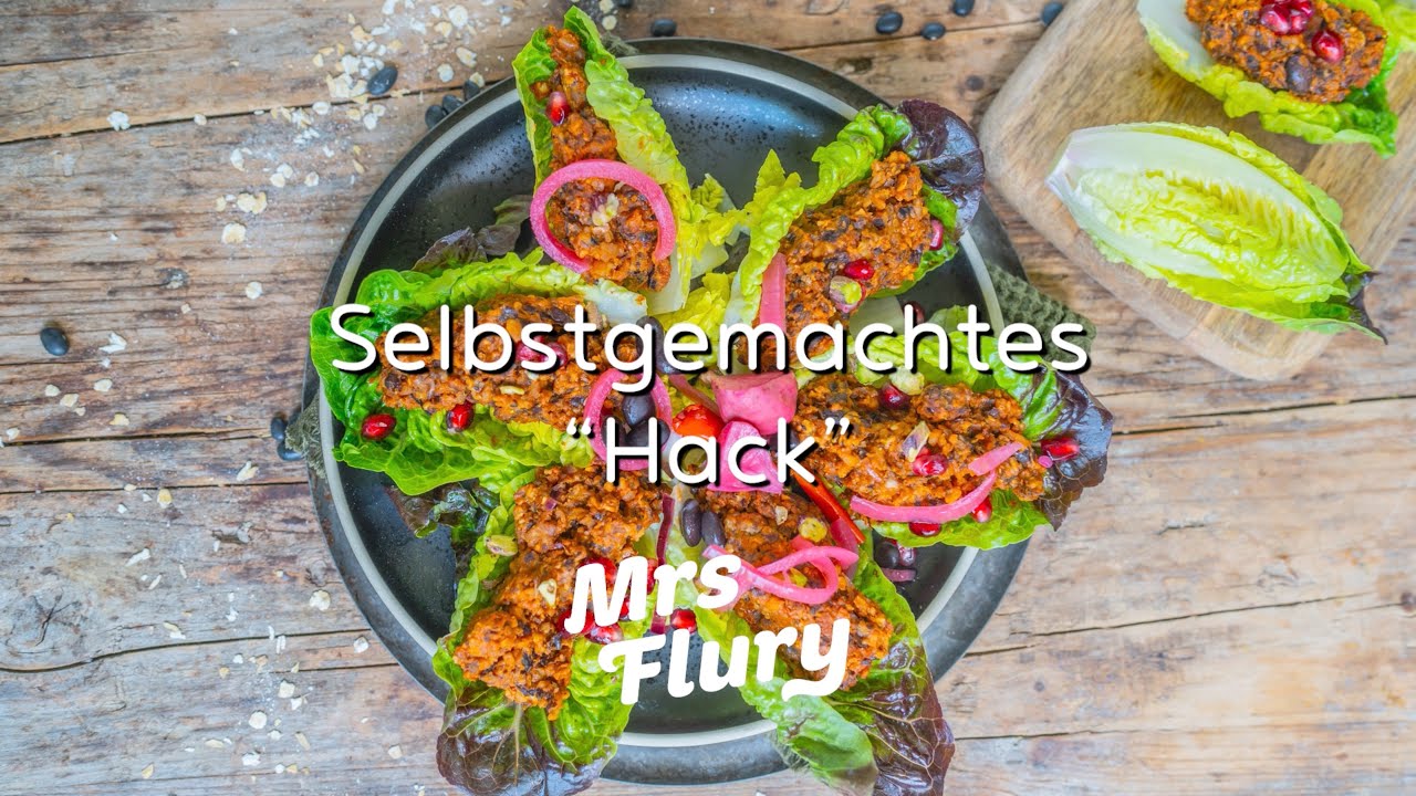 Selbstgemachtes Hack / Bohnen-Hackfleisch vegan, gesund & proteinreich