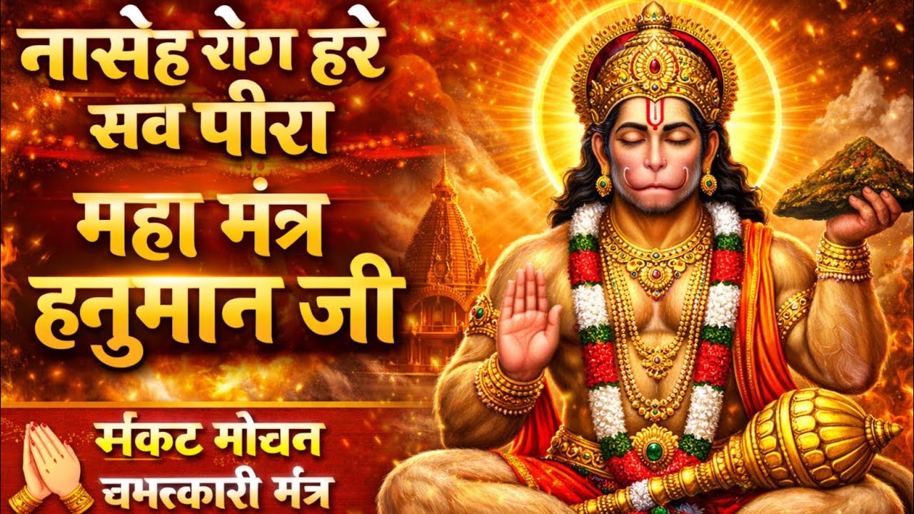 नासेह रोग हरे सब पीरा | चमत्कारी मंत्र हनुमान जी | हरि भजन रसोई नीरज गौड़ कानपुर 7309999922