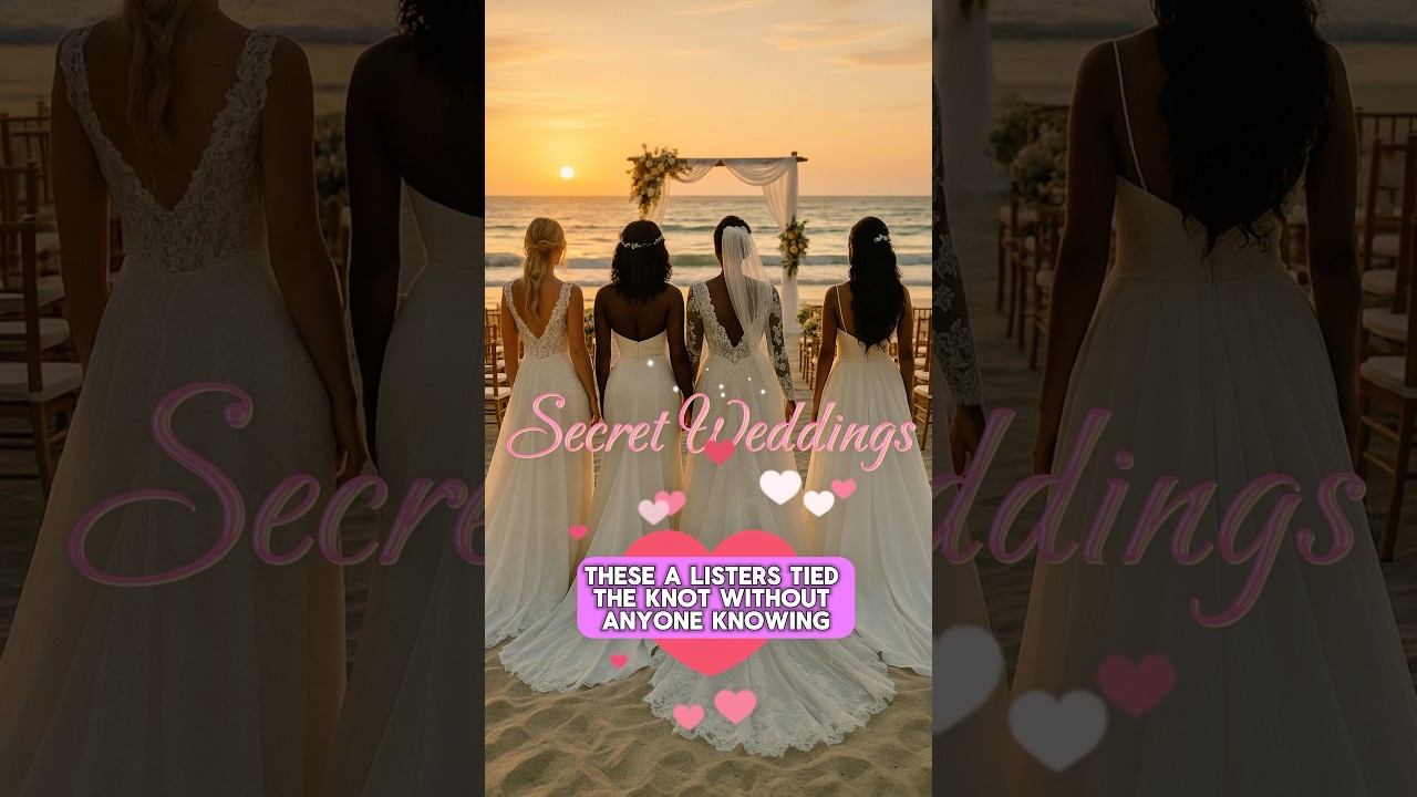 Secret Celebrity Weddings That Shocked Everyone