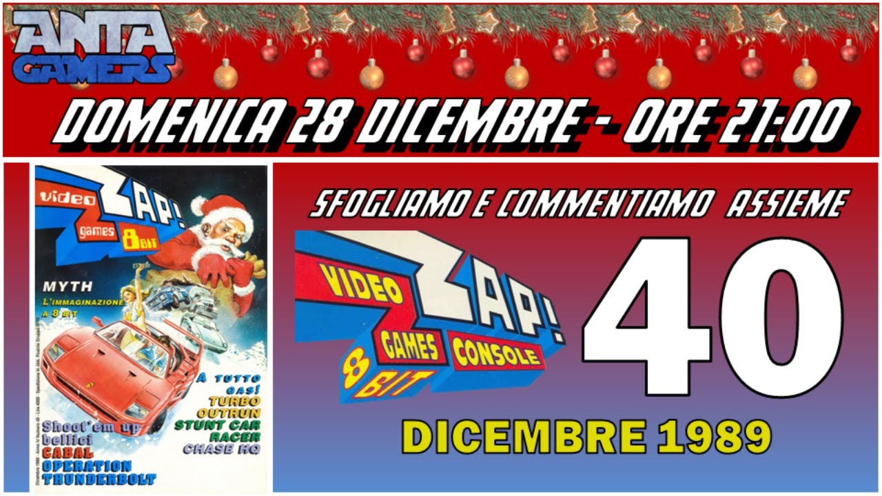 EDICOLANTA LIVE: ZZAP! N.40 - DICEMBRE 1989