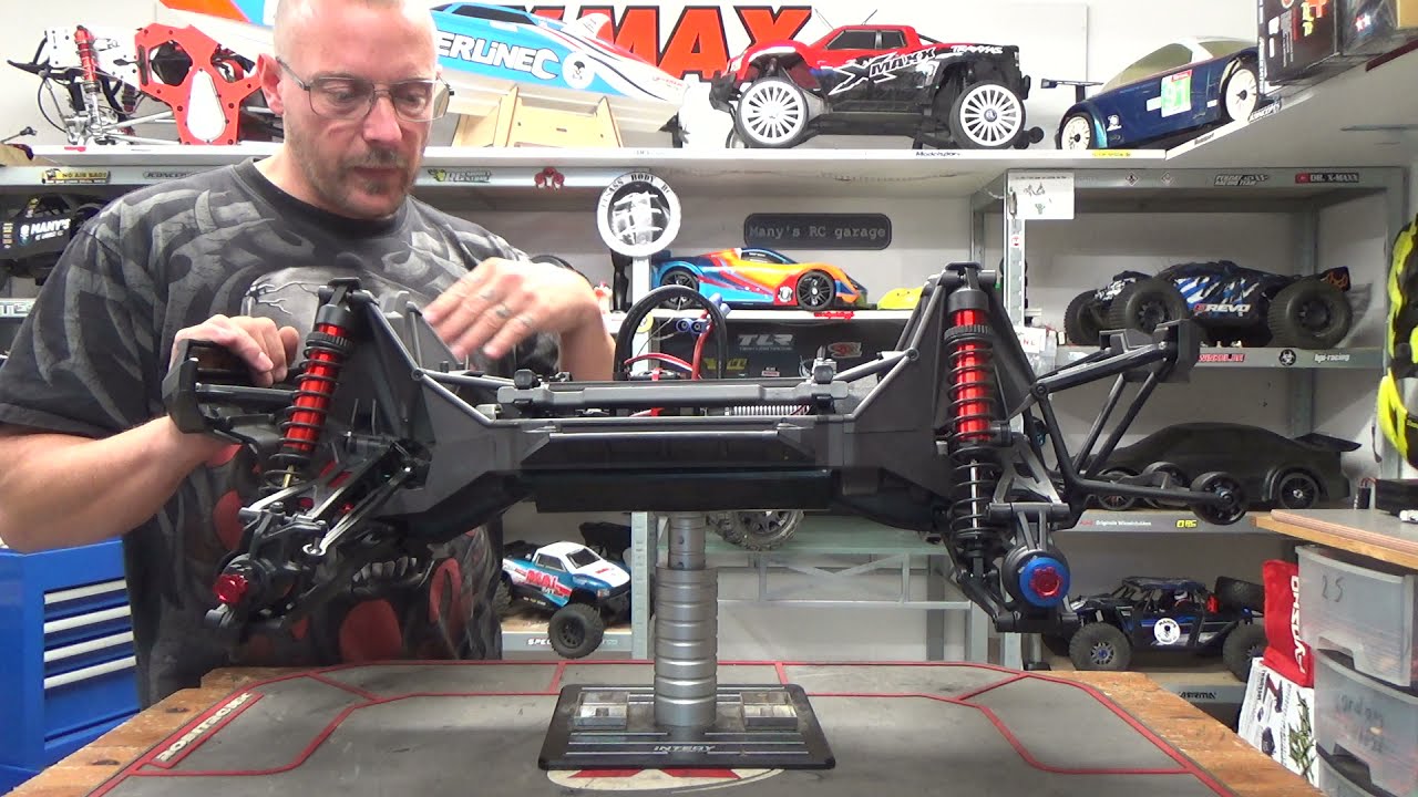 X MAXX ET COMBO Hobbywing 1100kv max6 , les possibilités de montage et position vario