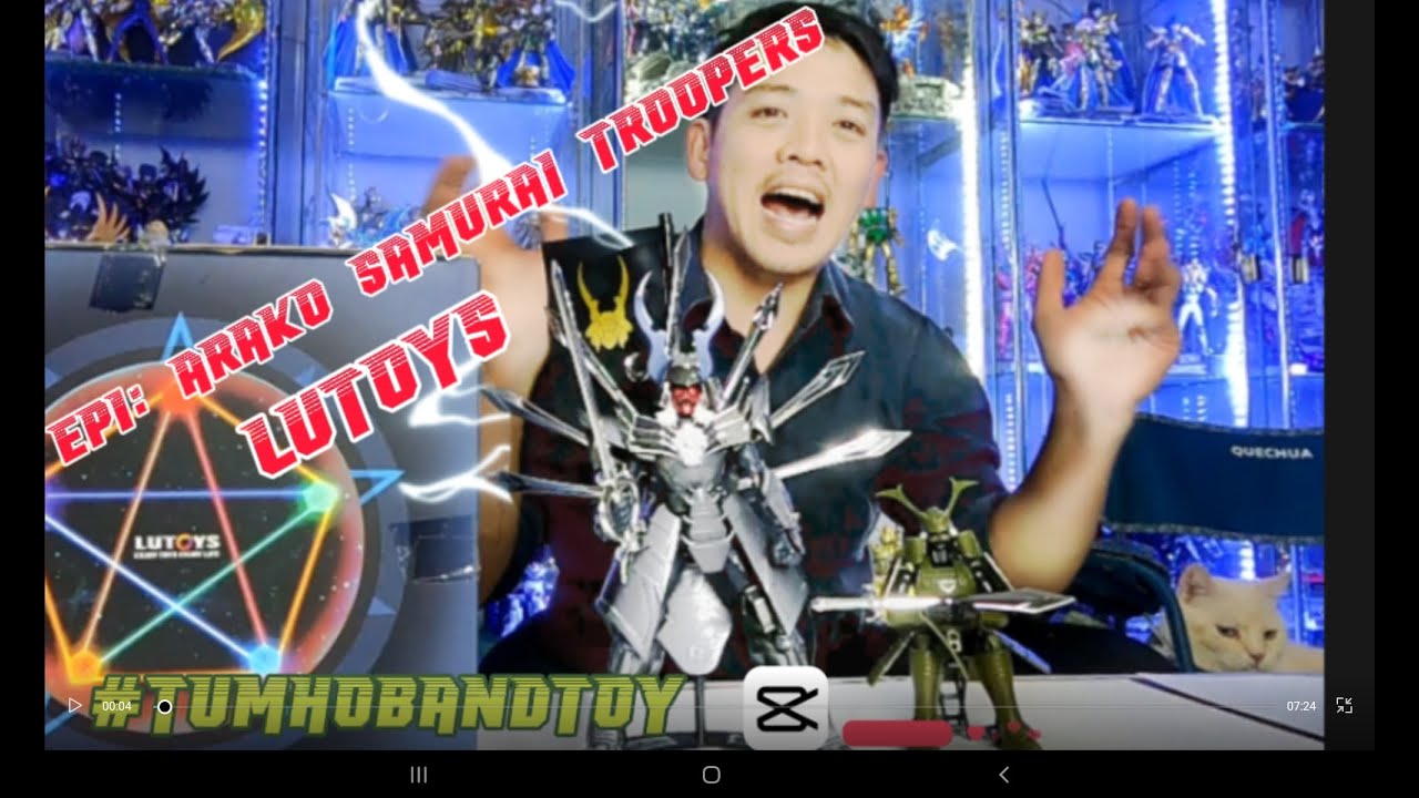 รีวิว Arako samurai troopers ค่ายlutoys ฝากกดไลค์,เเชร์ ติดตามด้วยครับ  @ตั้มระยำกล่อง @Tumhobandtoy