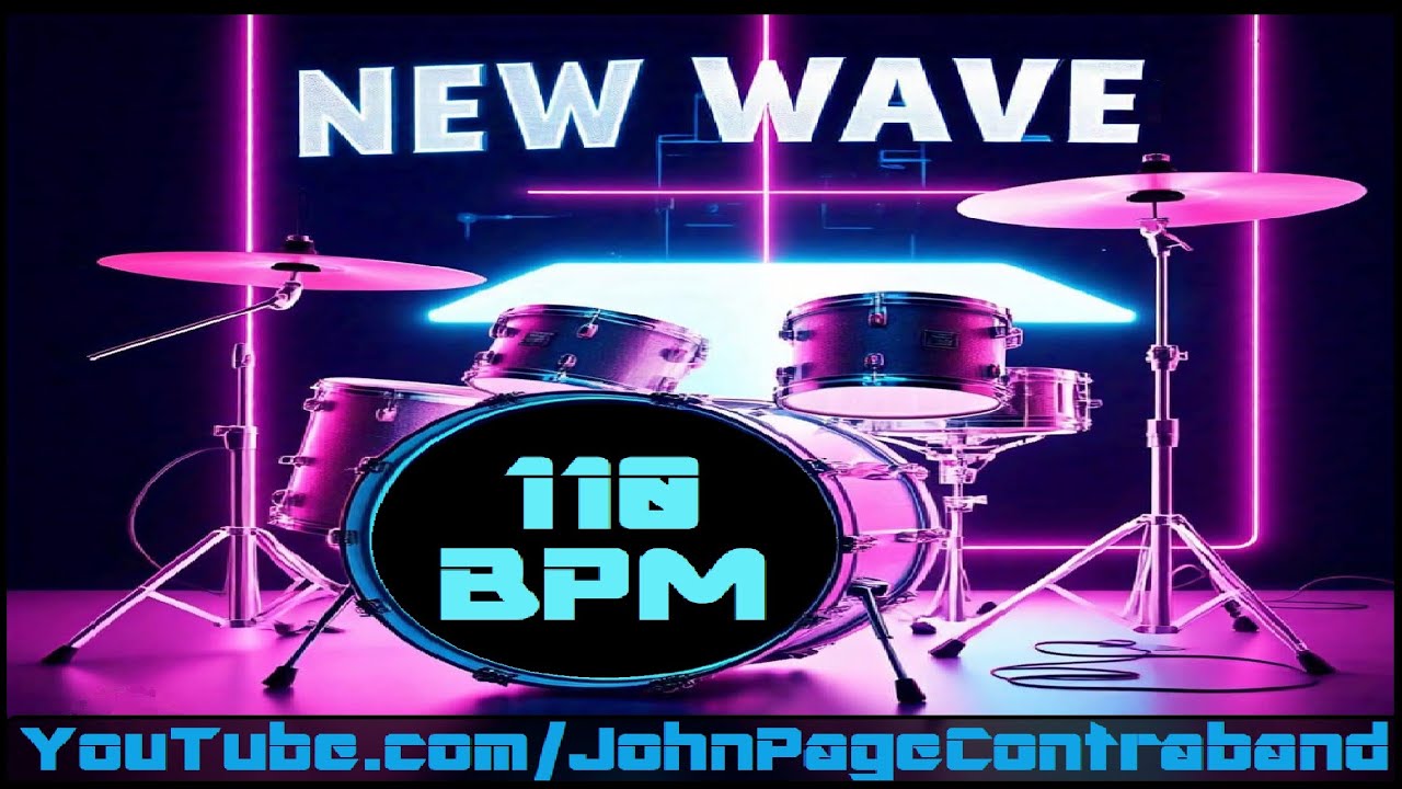 New Wave Drum Track 110 bpm Free Beat Gothic Rock Post Punk Loop