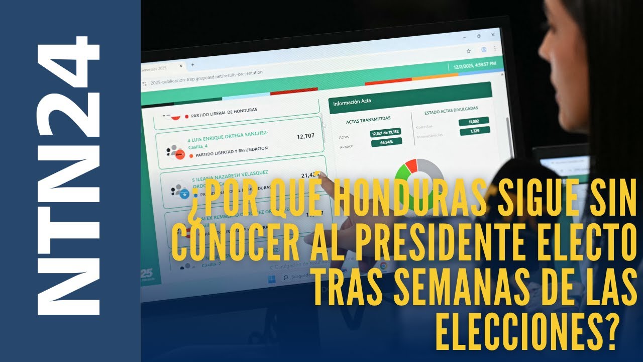 ¿Por qué Honduras sigue sin conocer al presidente electo tras semanas de las elecciones?