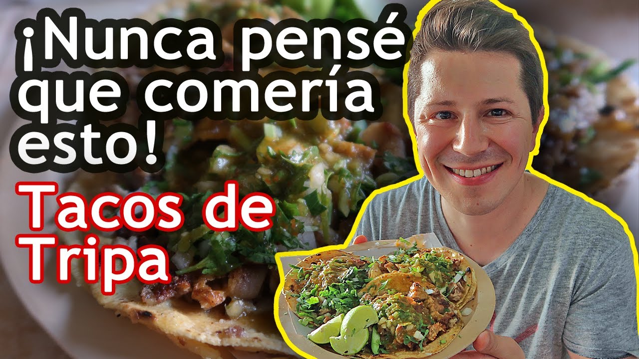 🌮 Probando Tacos de Tripa 😱