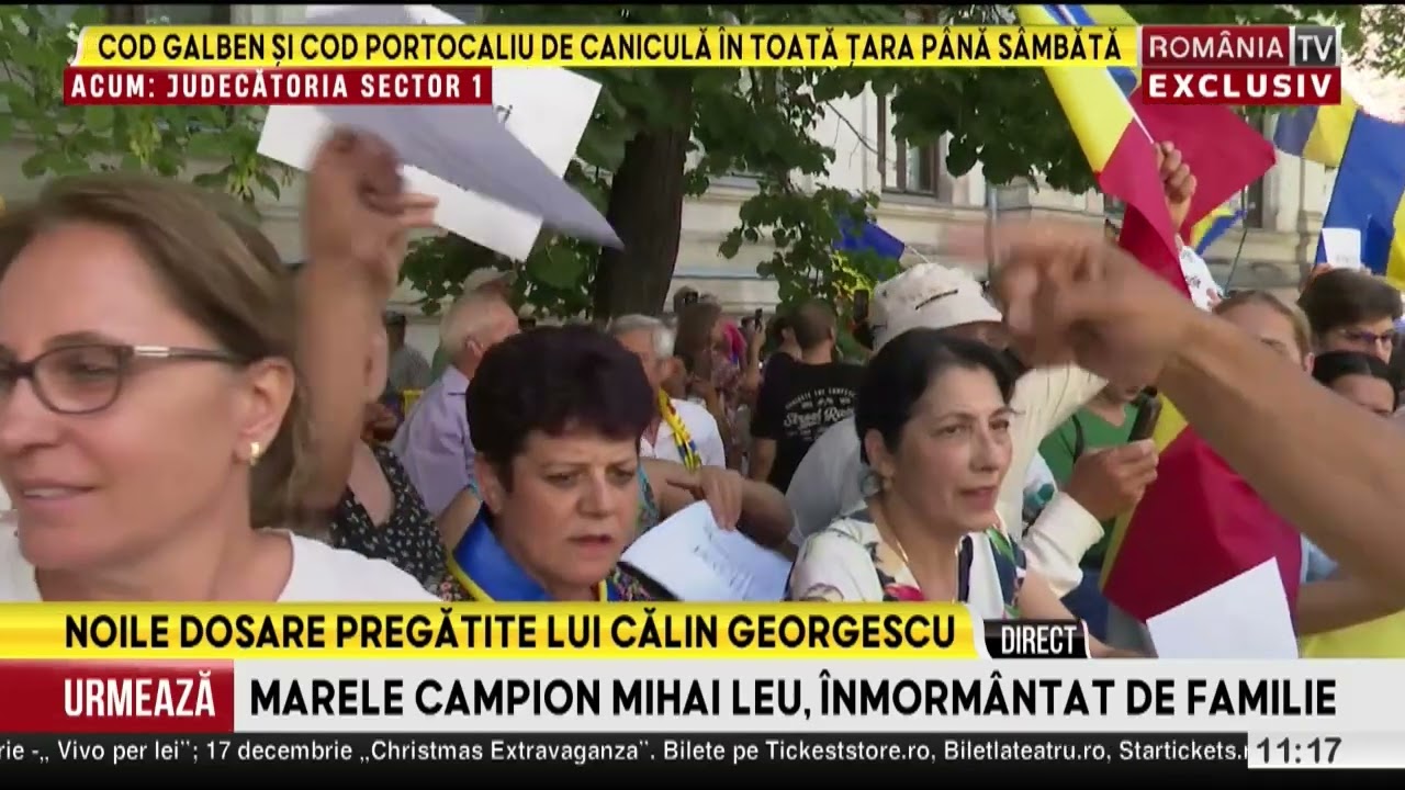 Susţinătorii lui Călin Georgescu fac scut la Judecătorie, vineri este primul termen al procesului!