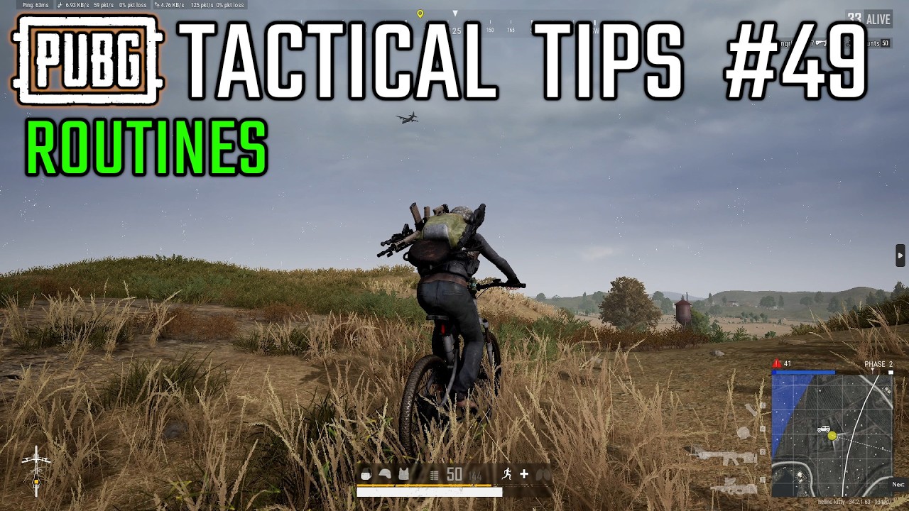 Establishing Routines for Tactical WIN #113 | EP#49 PUBG TACTICAL GAMEPLAY TIPS
