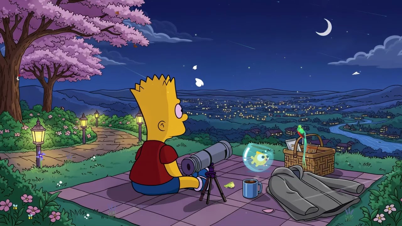 Late Night Chill Lofi 🌸 Lofi Hip Hop | Calming Music 🔭 Relax, Study with Soothing Beats
