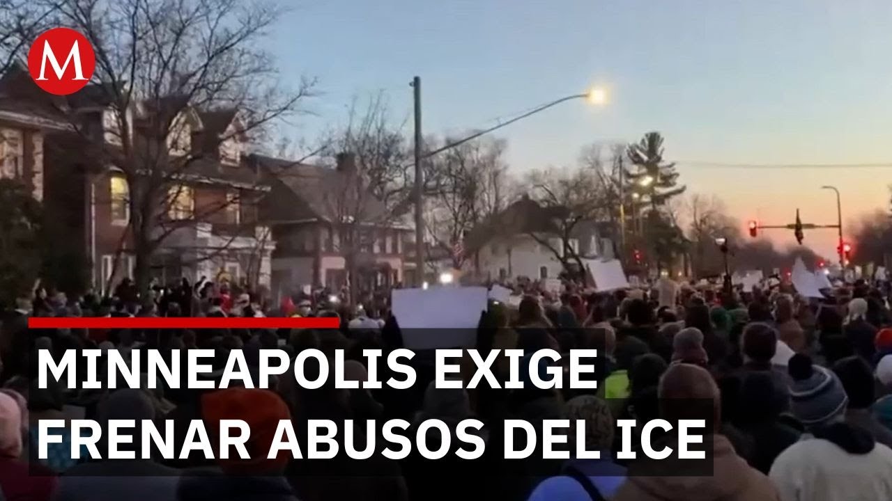 Cientos protestan en Minneapolis para exigir justicia por Renee Nicole Good y frenar abusos del ICE