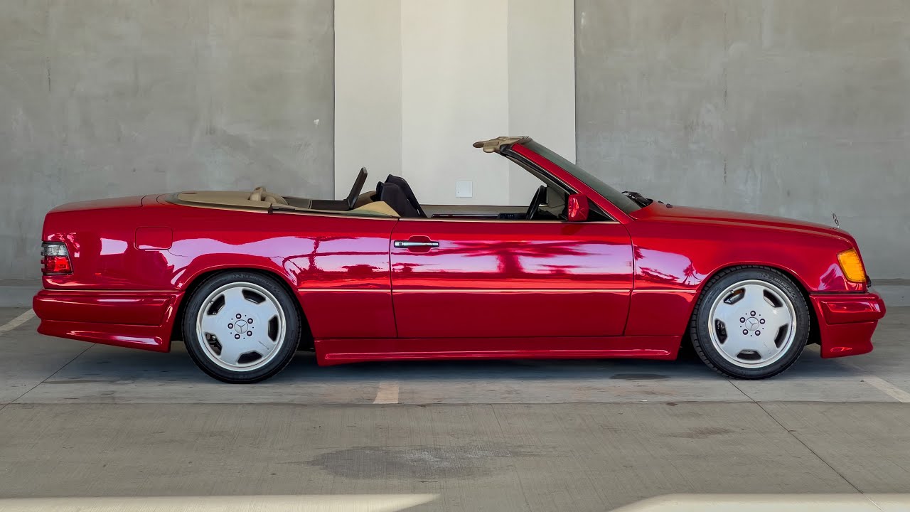 Mercedes-Benz W124 E320 Cabriolet on Pacific Coast Highway