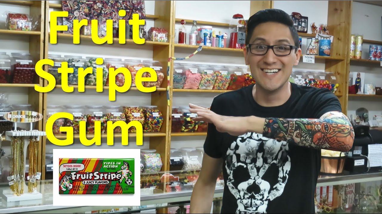 Fruit Stripe Gum // TheCandyGuy