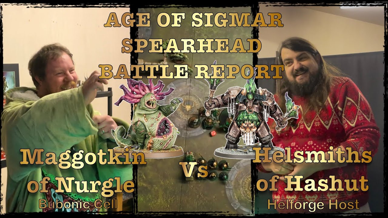 NEW Maggotkin of Nurgle Bubonic Cell Spearhead Battle Report