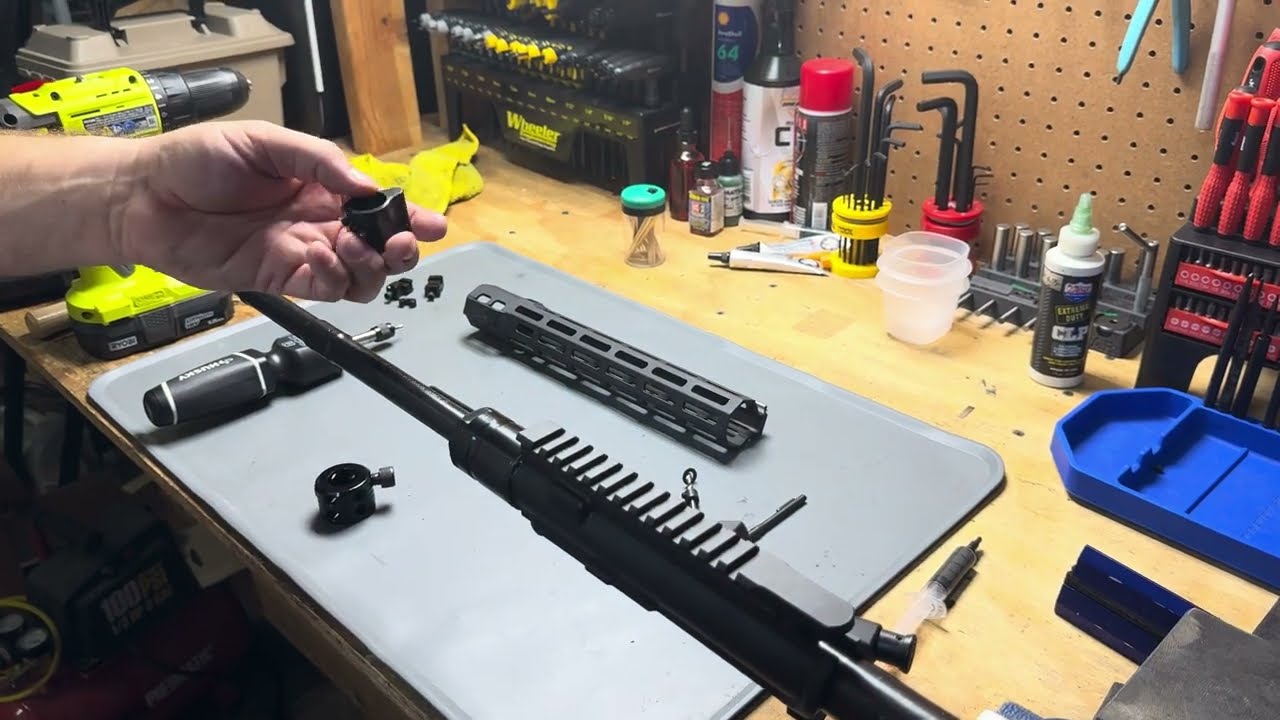 How to Dimple an AR15 Barrel and Install a Gas Block