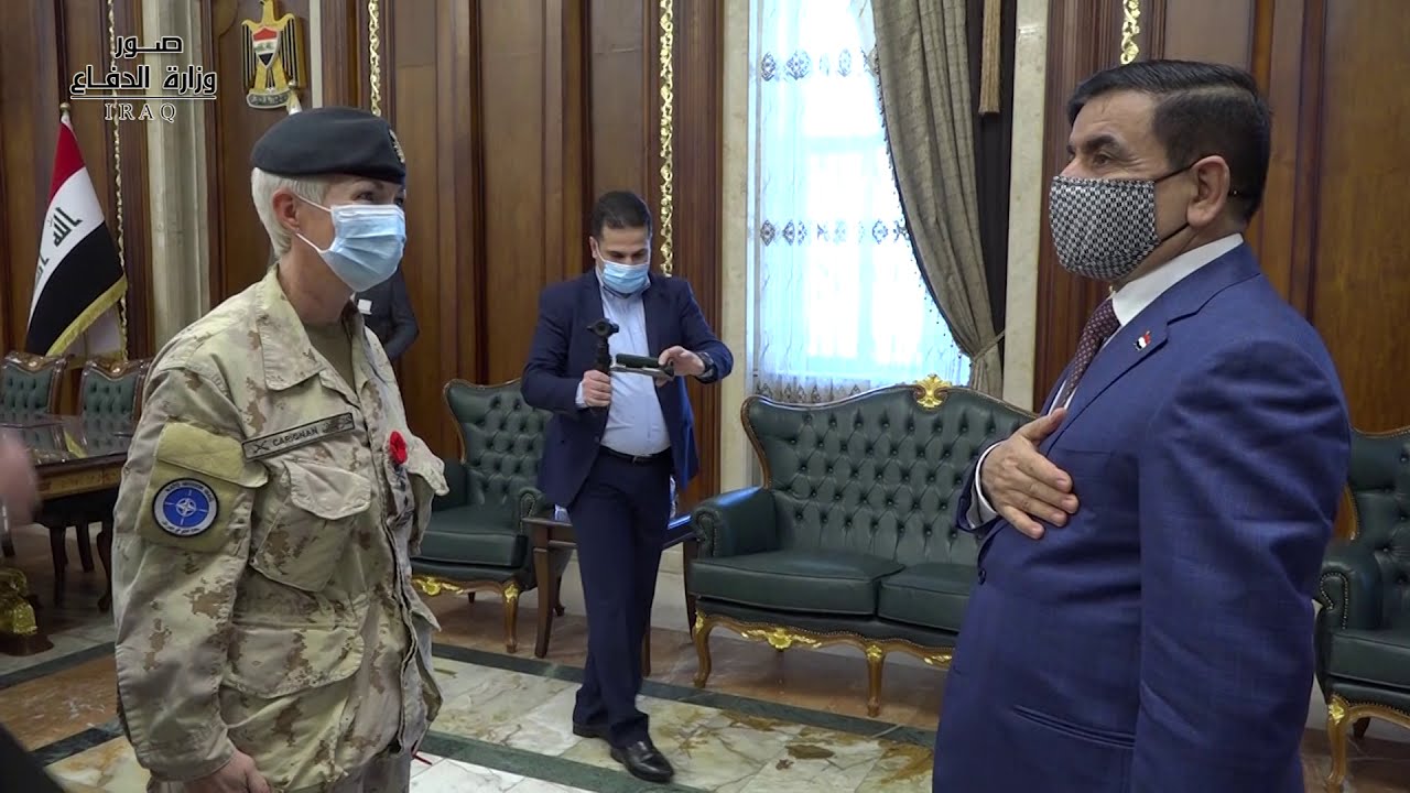 وزير الدفاع يستقبل وفداً من حلف الناتو