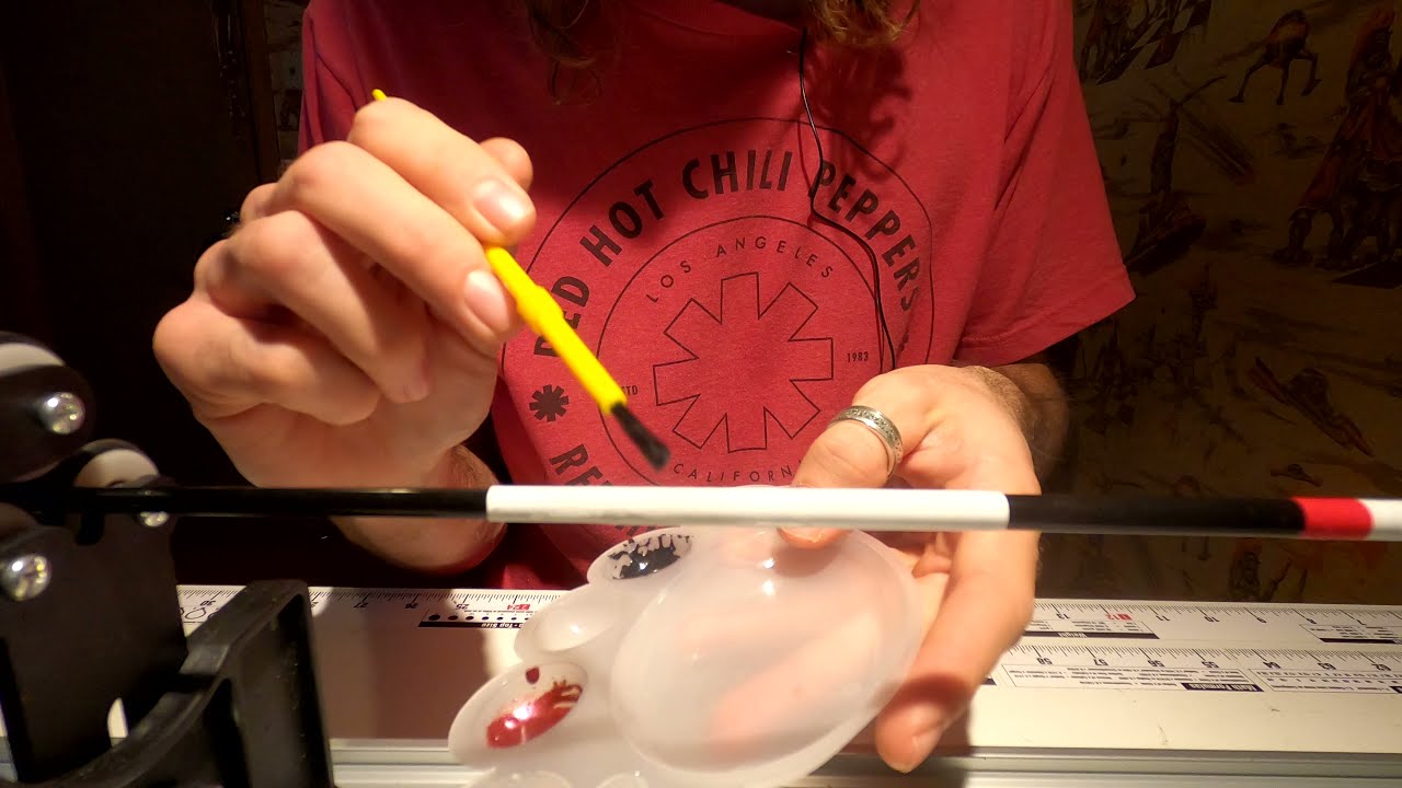 Rod Building How To- Ice Guide Wrapping and Marbling