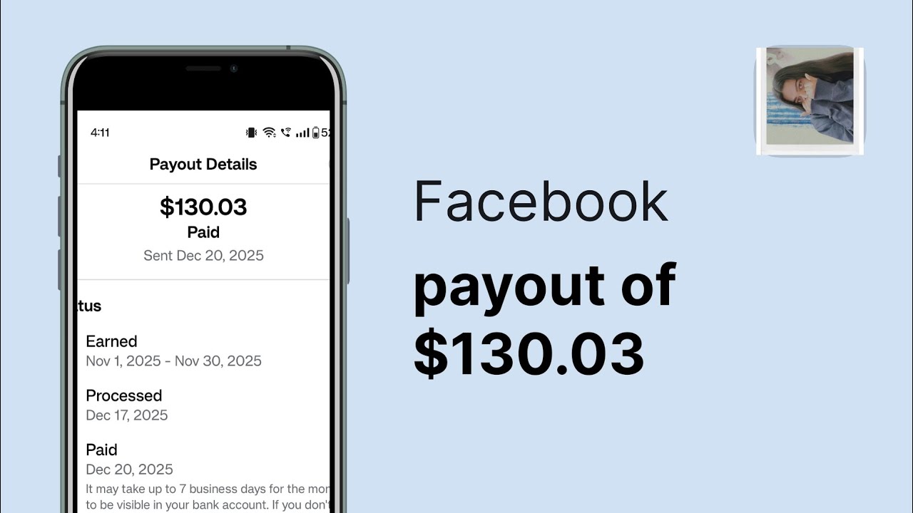 I Got My 1st Facebook Payout ✨😍🥹🧿