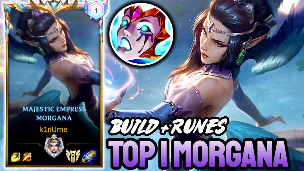 WILD RIFT MORGANA - TOP 1 MORGANA GAMEPLAY - SOVEREIGN RANKED