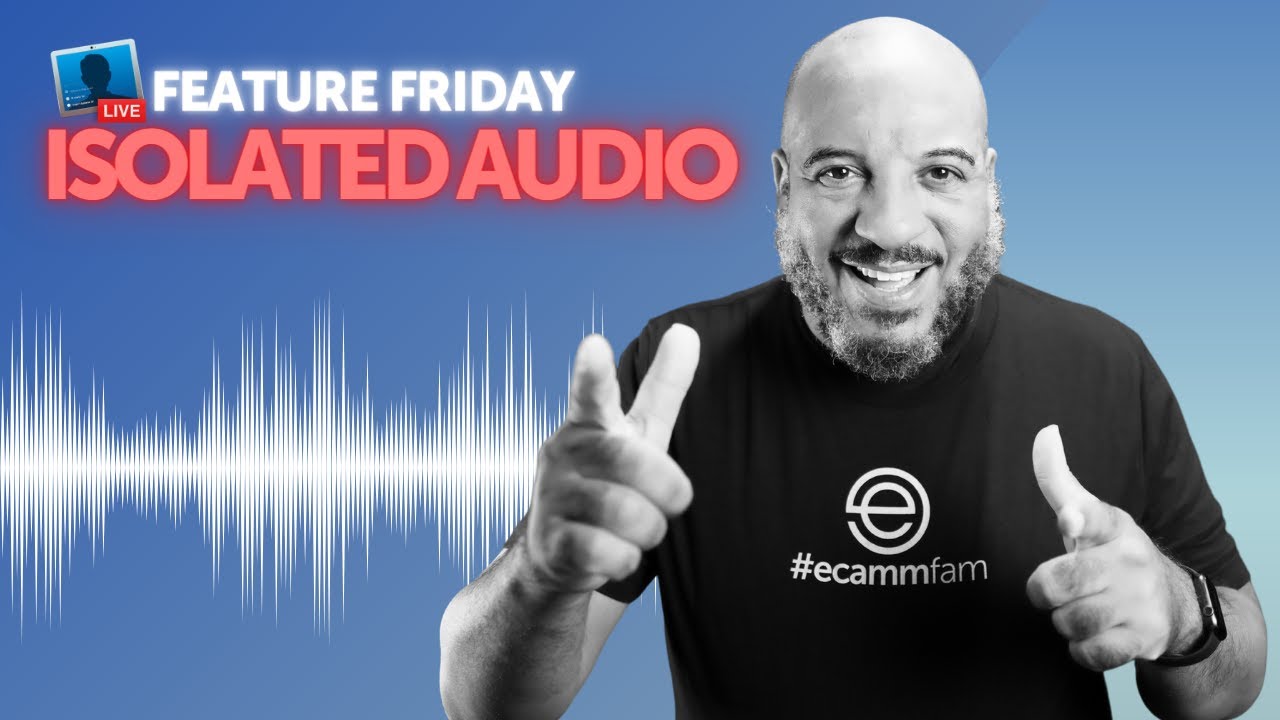 Isolated Audio Tracks in Ecamm