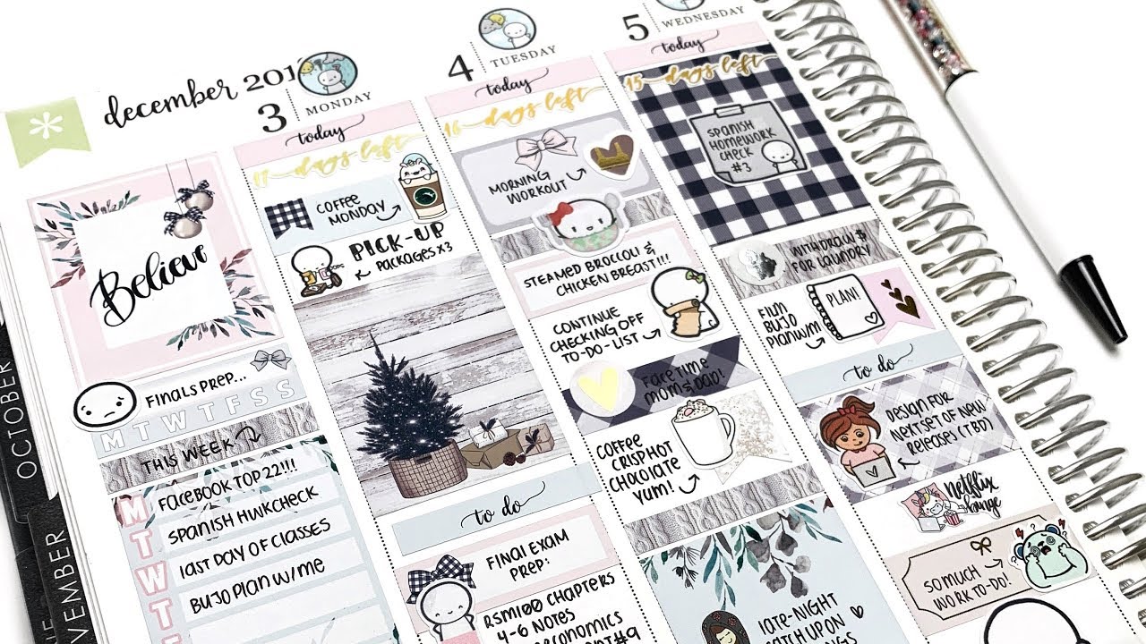plan with me: cozy days (ft. twolilbees in my erin condren)