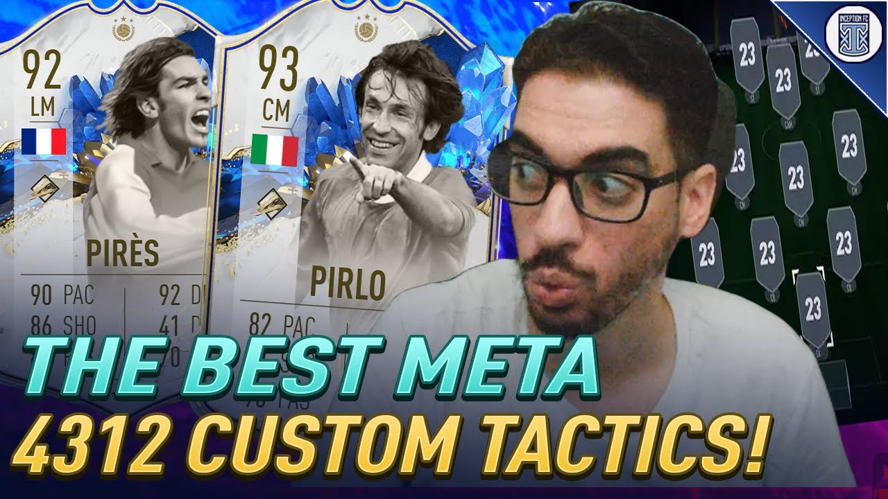 THE BEST META 4312 FORMATION & CUSTOM TACTICS FOR FIFA 23 ULTIMATE TEAM