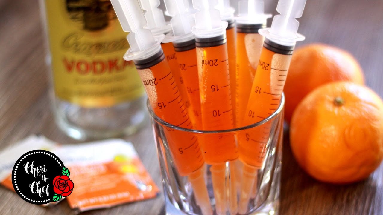 How To Make Jello Shots With Vodka  💉   The Quarantini Shooter