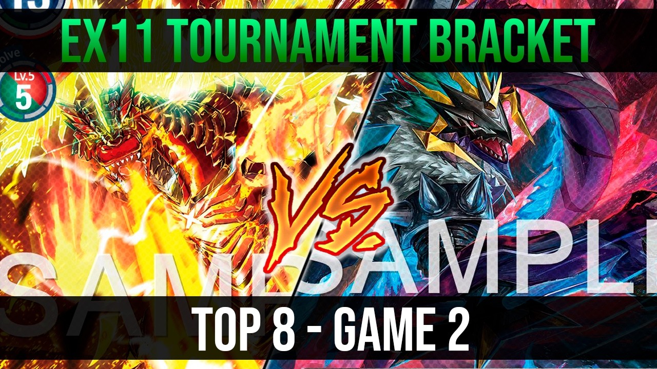 DINOMON VS HEAVYMETALDRAMON | EX11 TOURNAMENT BRACKET - TOP 8 GAME 2