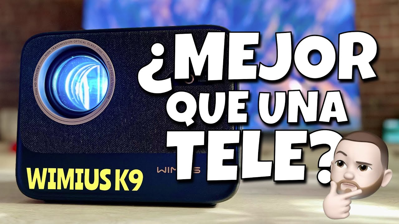 ¿Puedes SUSTITUIR la TELE de tu SALÓN por un PROYECTOR LED? | Review Wimius K9