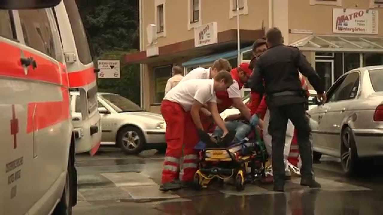 Unfall Messinggasse Lienz am 4.9.2014 - Osttirol heute - Sound Service