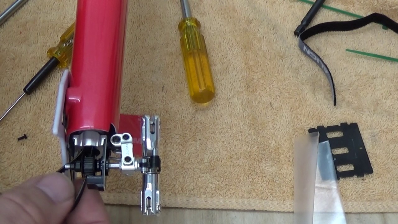 TREX470LM Tail belt install