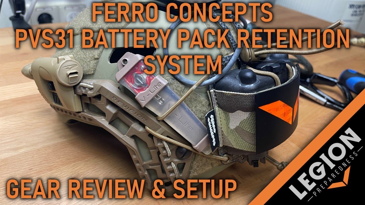 Ferro Concepts PVS31 Battery Pack Retention System - Gear Review and Setup