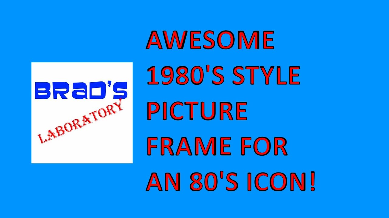 1980's style picture frame