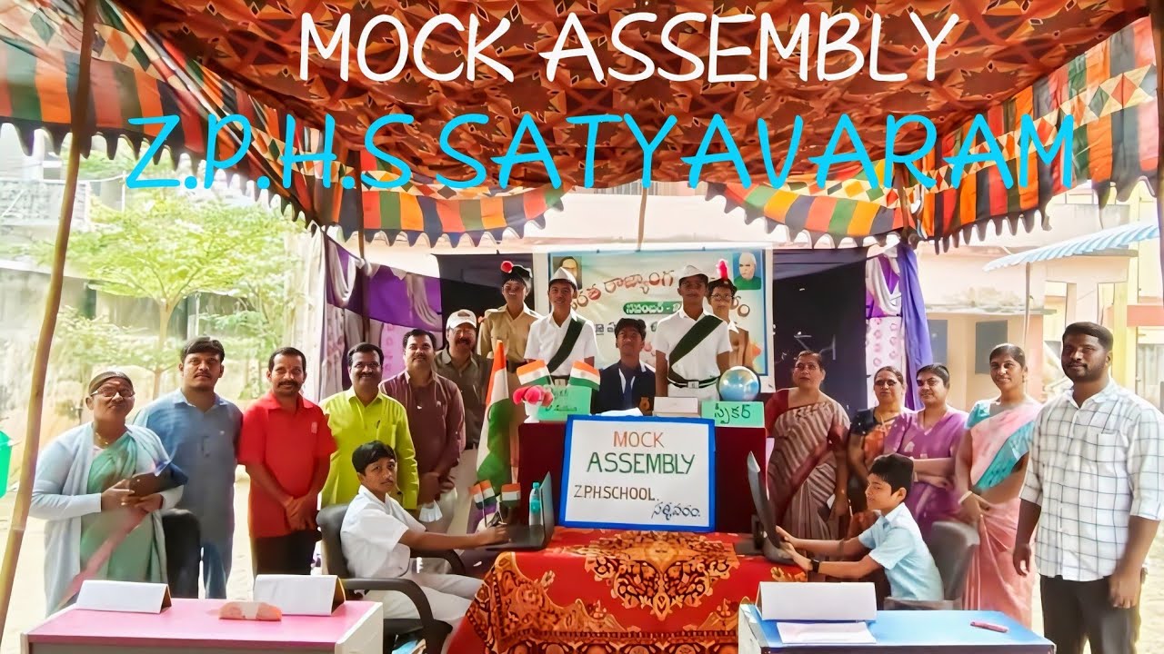 MOCK ASSEMBLY  Z.P.H.S SATYAVARAM #zphs Satyavaram 