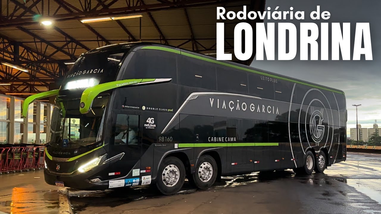 Rodoviária de Londrina-PR | Movimentação de ônibus na madrugada e tarde.